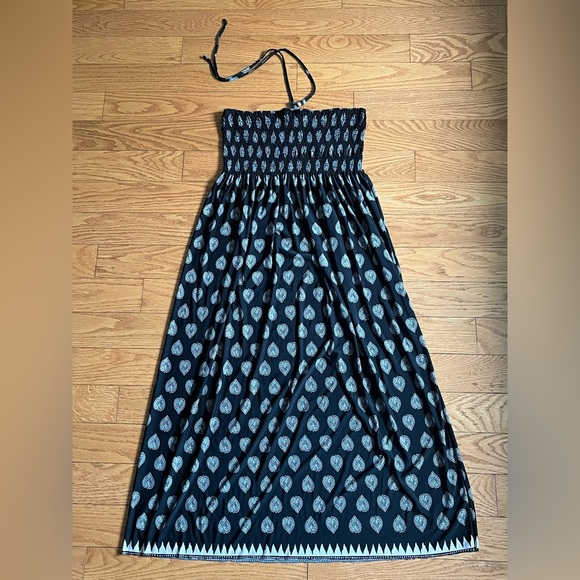 Women’s Lilly Morgan Strapless Dress With Elasticized Bodice Top Flowy Skirt - Picture 8 of 11